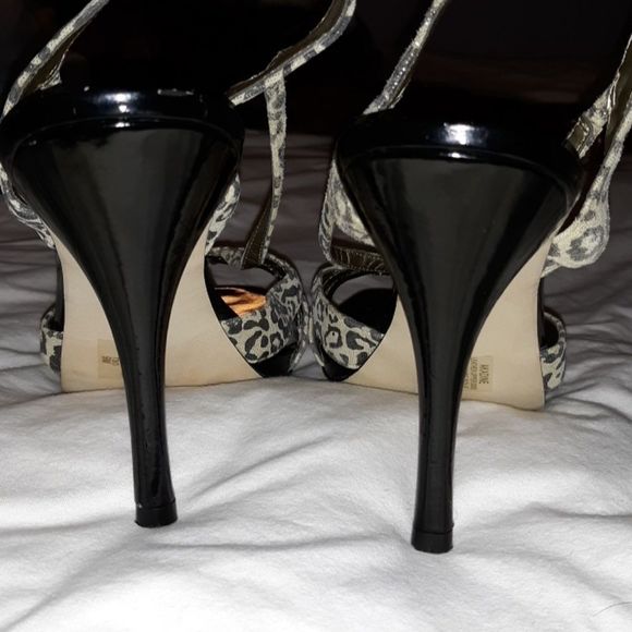 Anne Klein Strappy Leopard Slingback Heels Akadine‎ - Picture 6 of 6